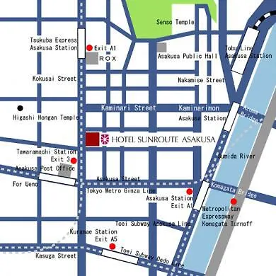 Hotel Sunroute Asakusa Tokyo 3*,